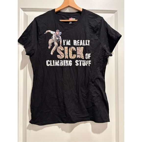 I'm really sick of Climbing Stuff Women's size Large - Picture 1 of 2